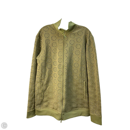 Athletic Jacket By Puma In Green, Size: S