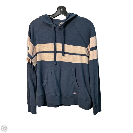 Top Long Sleeve By Faherty In Navy, Size: S