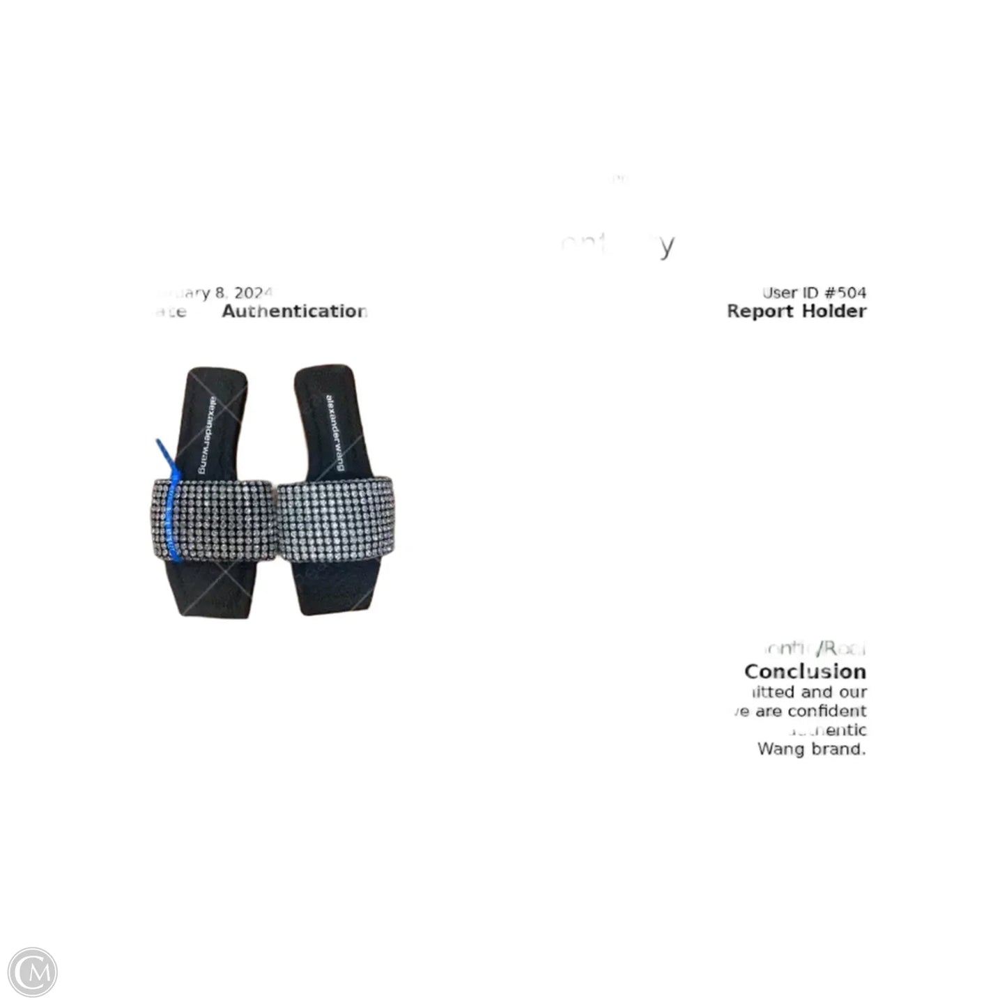 Sandals Luxury Designer By Alexander Wang In Black, Size: 5