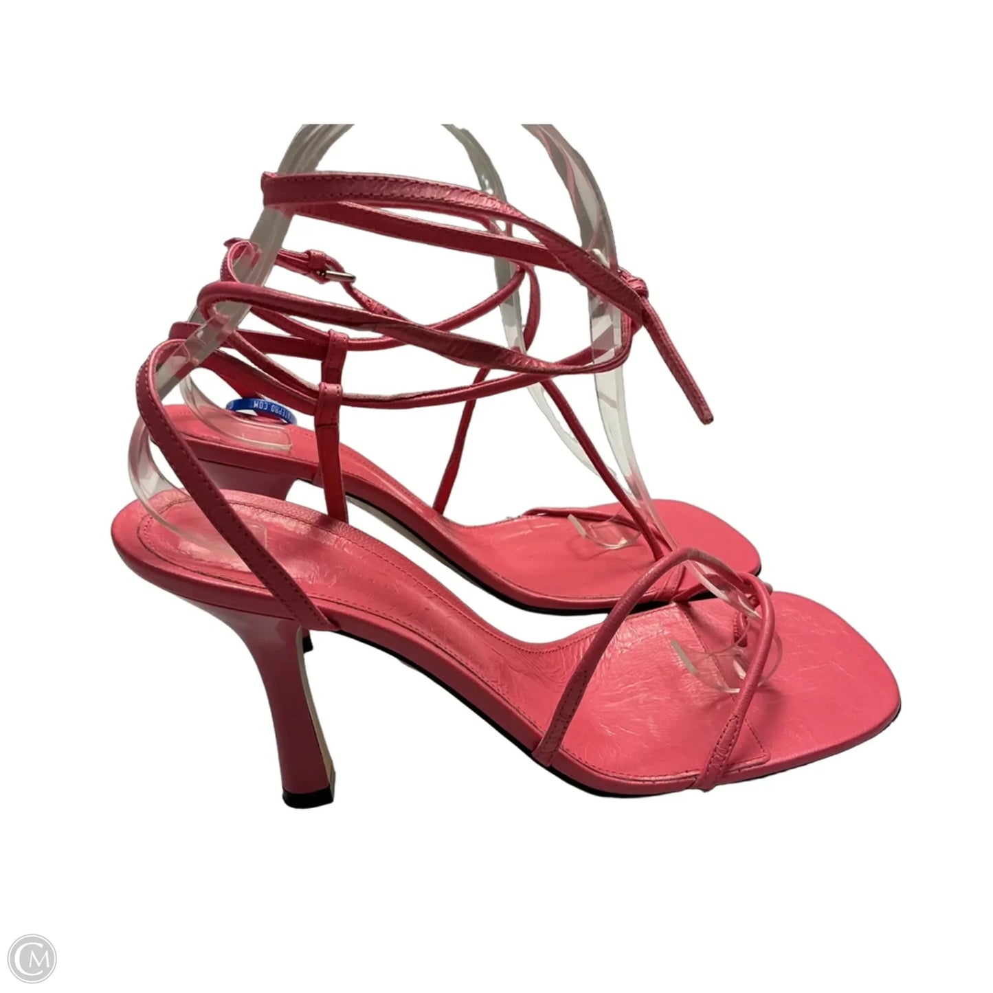 Sandals Luxury Designer By Bottega Veneta In Pink, Size: 8