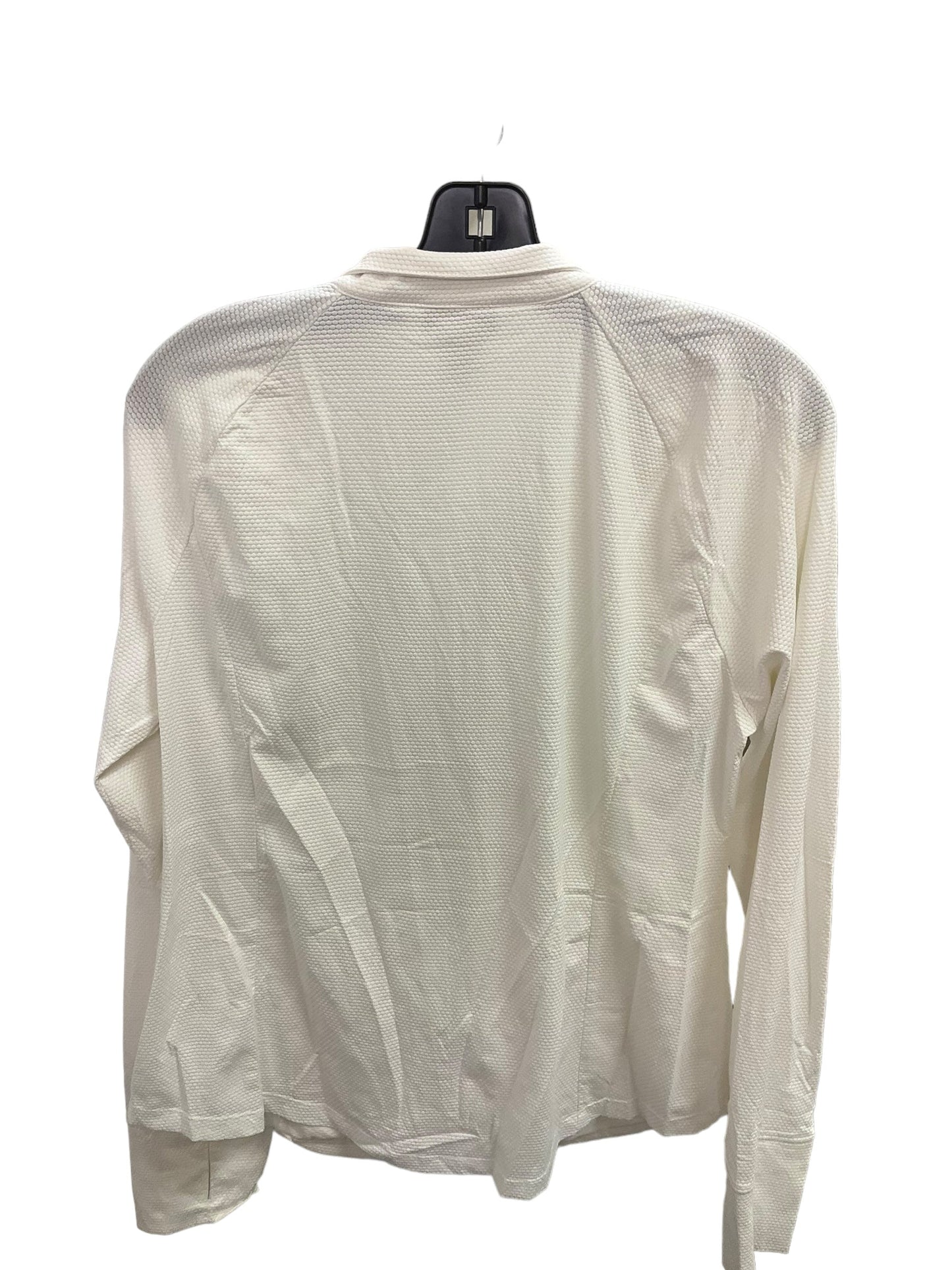 Athletic Top Long Sleeve Collar By Tommy Bahama In White, Size: Xl