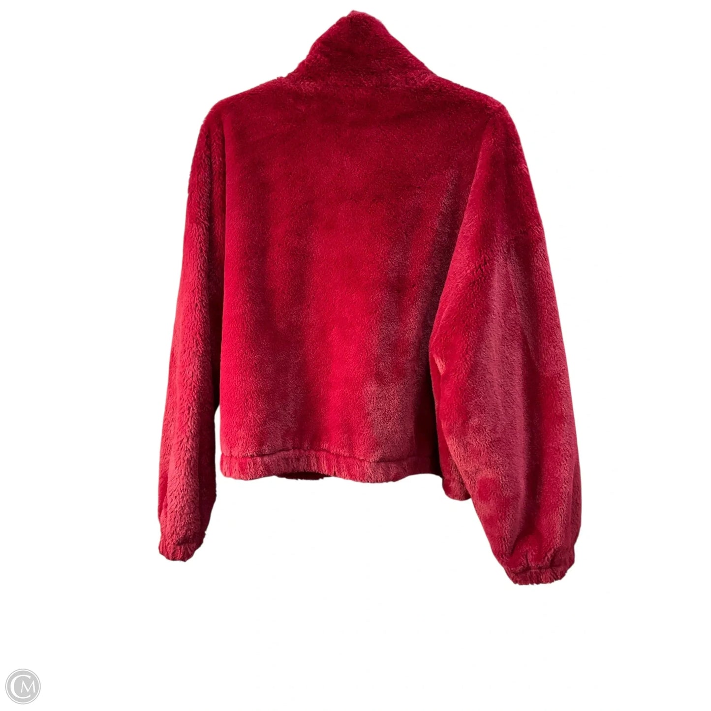 Jacket Faux Fur & Sherpa By Bp In Red, Size: Xl