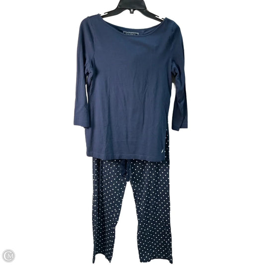 Pajamas 2pc By Nautica In Navy, Size: M