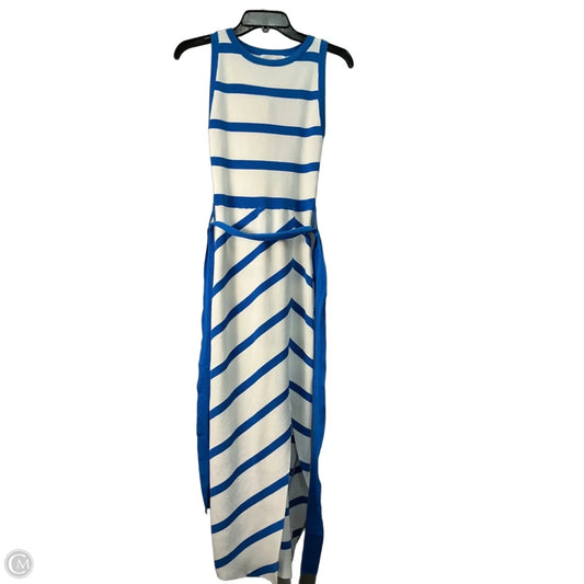 Dress Casual Maxi By Flying Tomato In Blue & White, Size: S