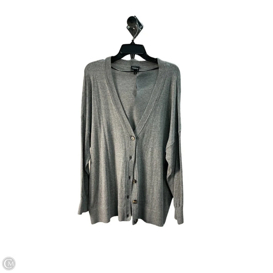 Sweater Cardigan By Torrid In Grey, Size: 18
