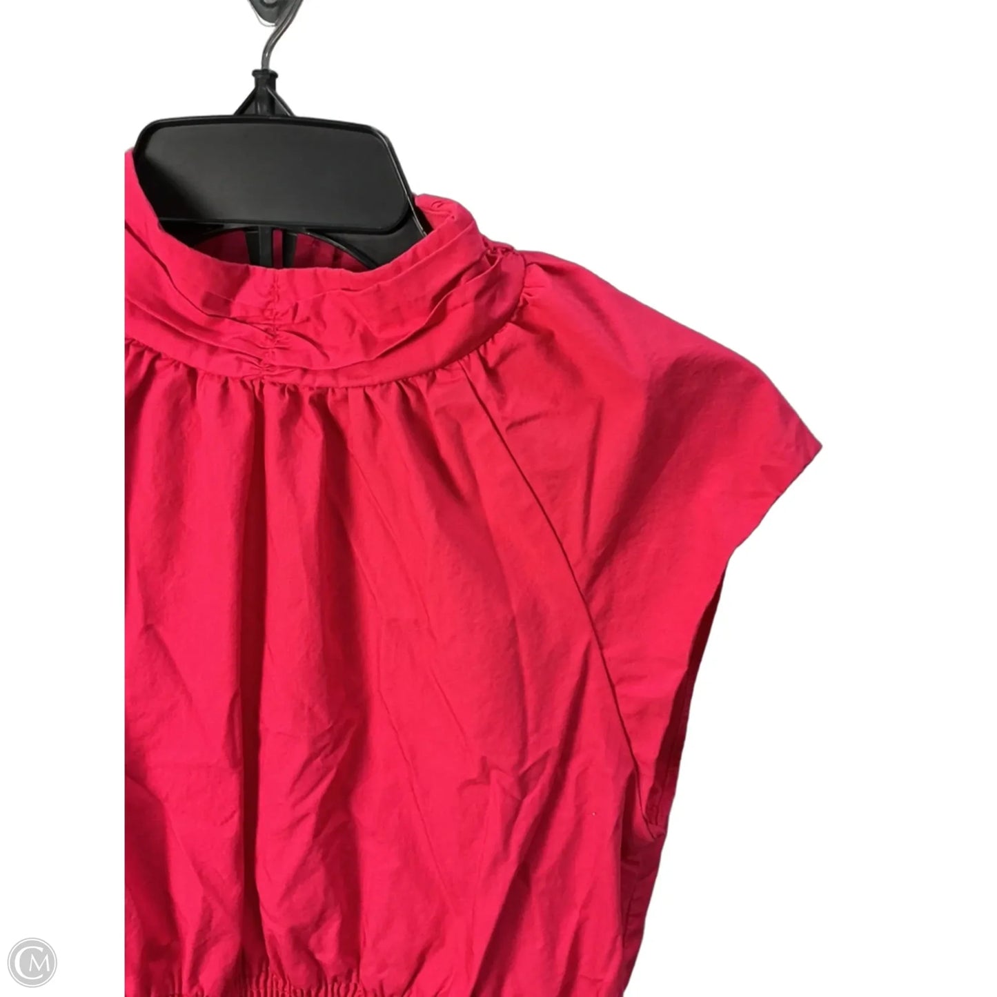 Top Sleeveless By Zara In Pink, Size: M