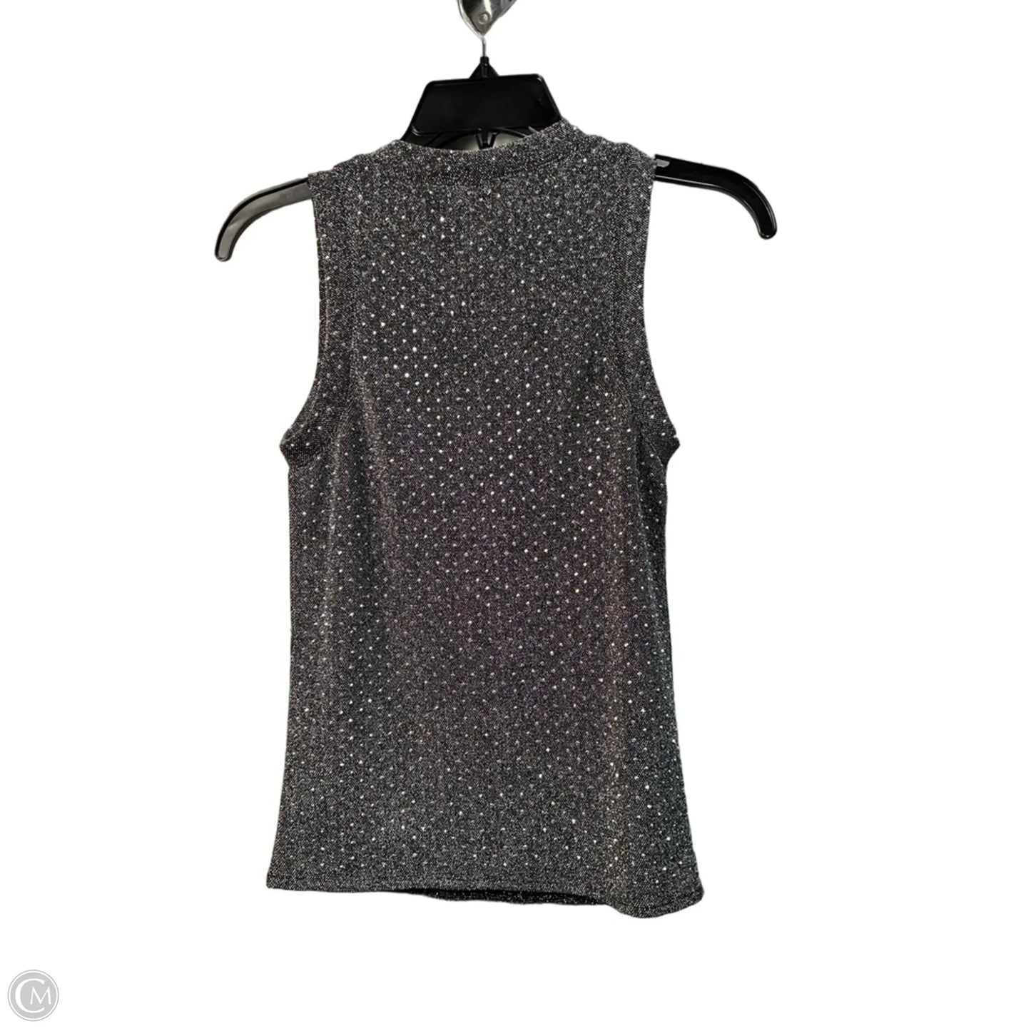 Top Sleeveless By Lna In Black & Silver, Size: S