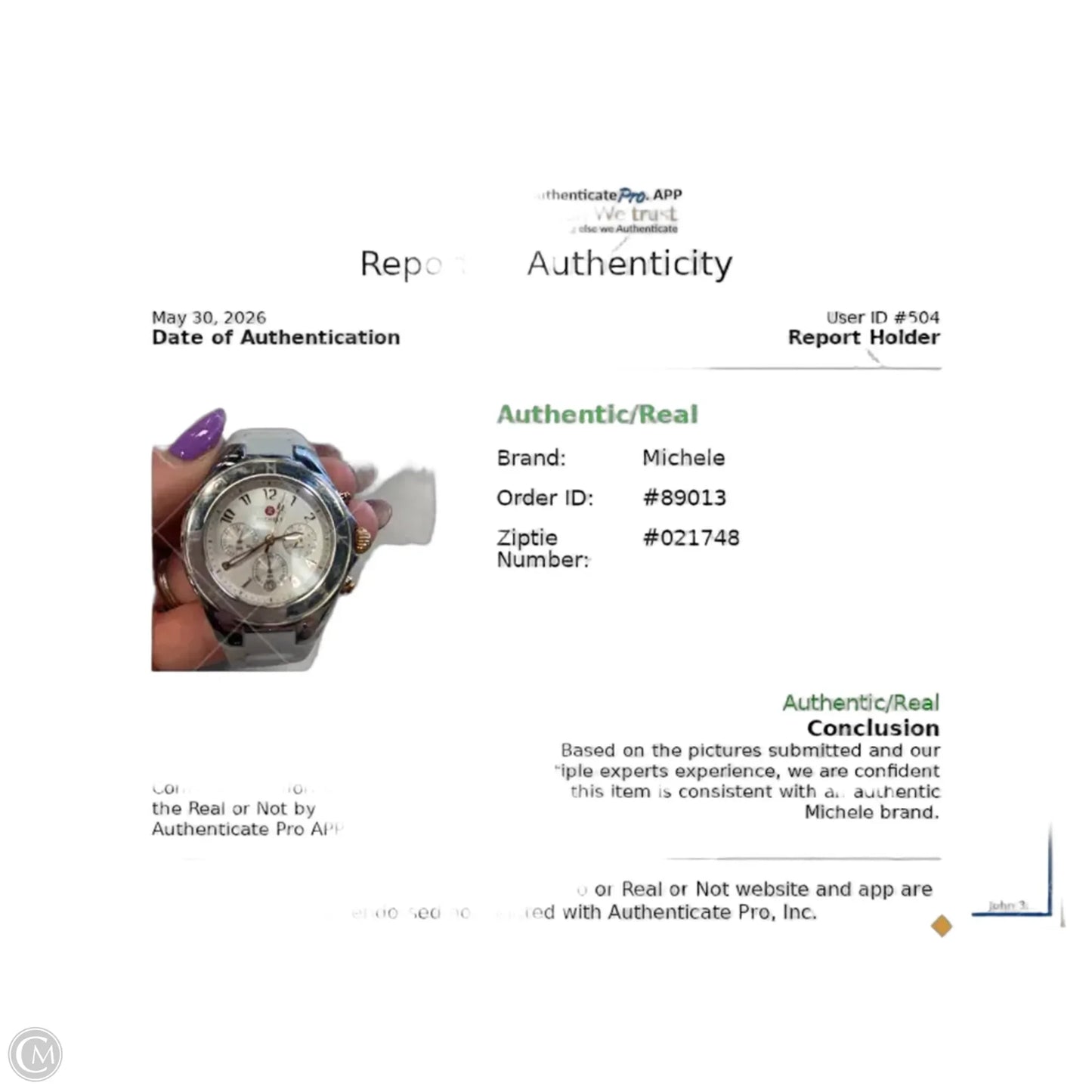 Watch Luxury Designer By Michele