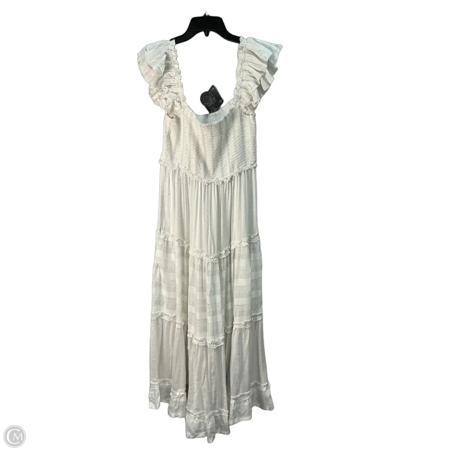 Dress Casual Maxi By Anthropologie In White, Size: M