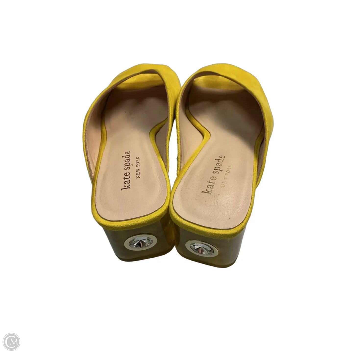 Sandals Designer By Kate Spade In Yellow, Size: 6.5