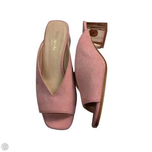 Sandals Designer By Kate Spade In Pink, Size: 6.5