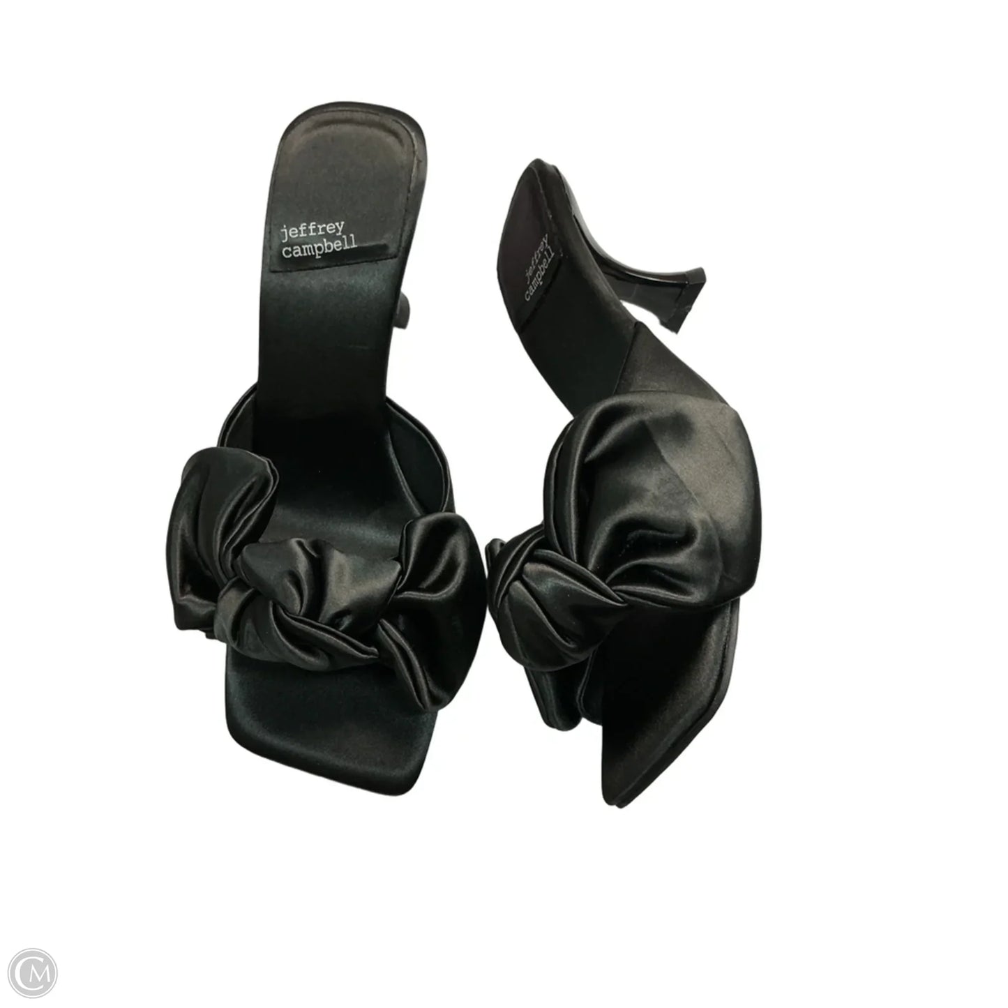 Sandals Heels Kitten By Jeffrey Campbell In Black, Size: 6.5