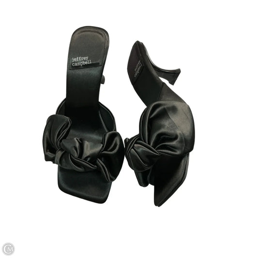 Sandals Heels Kitten By Jeffrey Campbell In Black, Size: 6.5