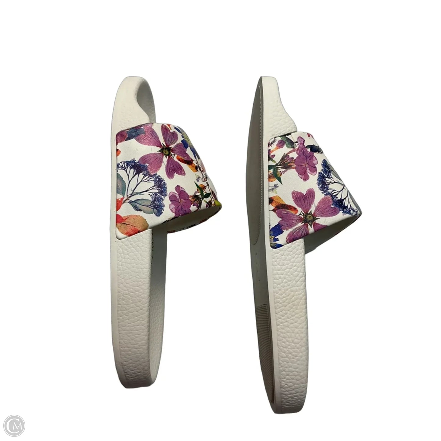 Sandals Designer By Stuart Weitzman In Floral Print, Size: 7.5