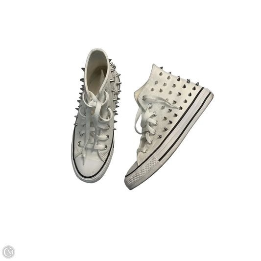 Shoes Athletic By Converse In White, Size: 6