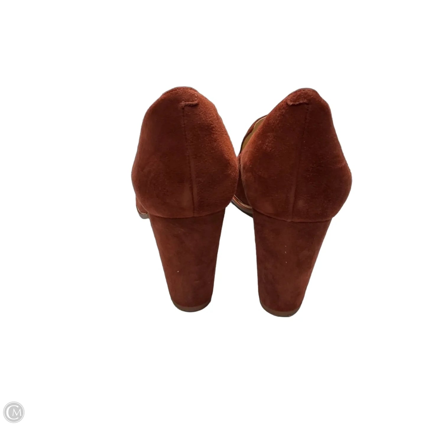 Shoes Heels Block By Clarks In Orange, Size: 9.5