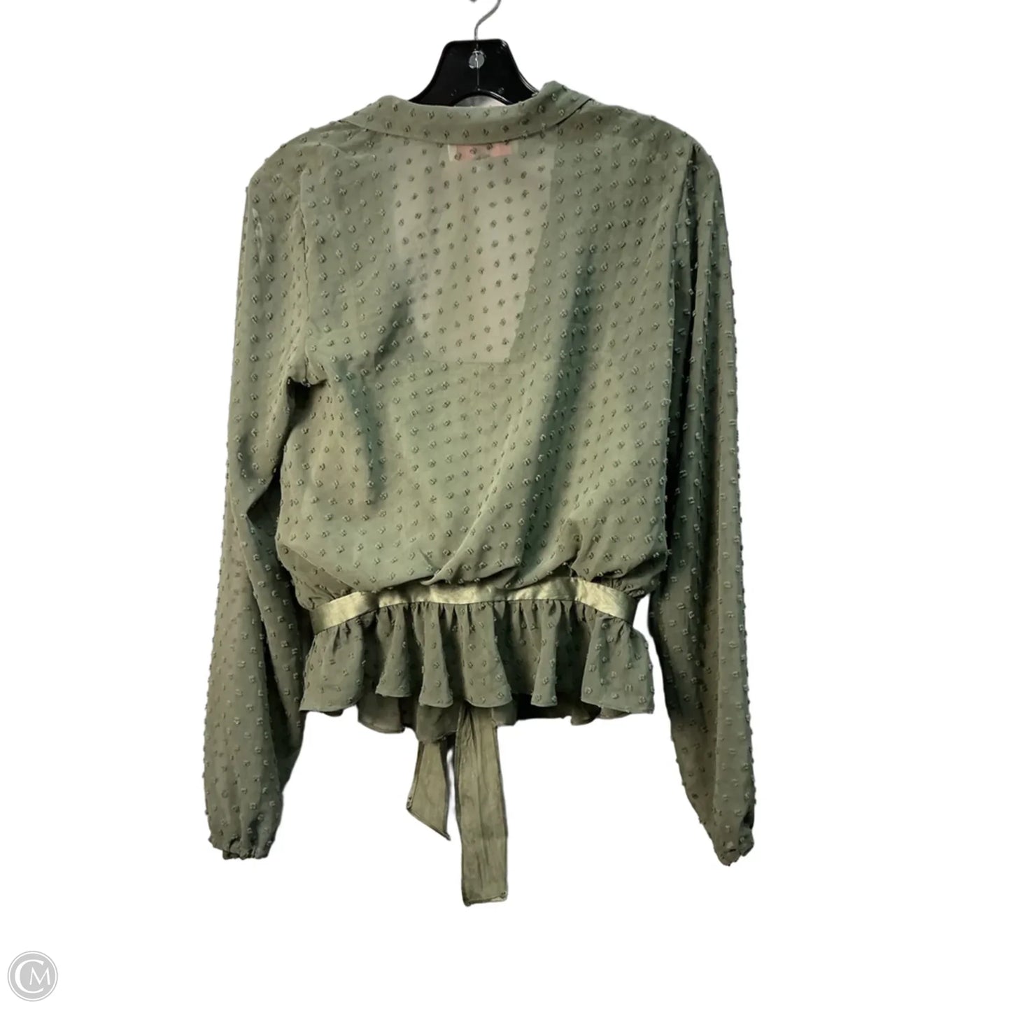 Top Long Sleeve By Clothes Mentor In Green, Size: Xs