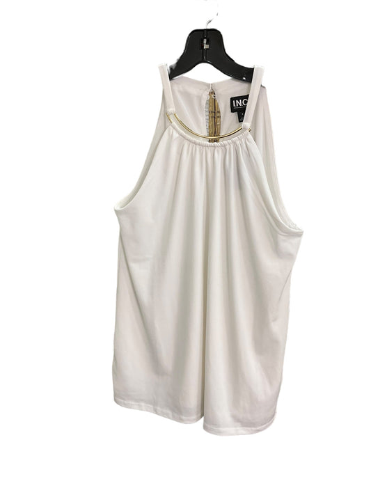 Top Sleeveless By Inc In White, Size: S