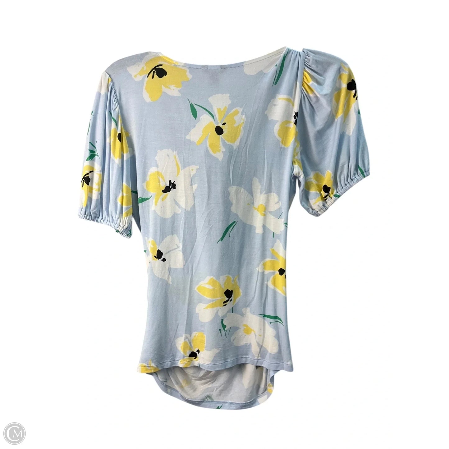 Top Short Sleeve By Ann Taylor In Blue, Size: Xs