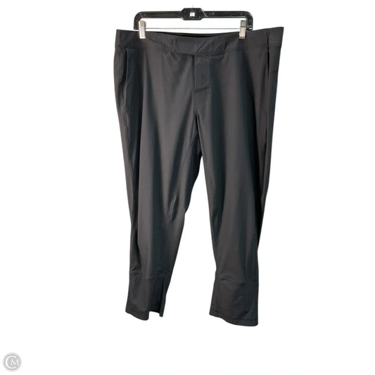 Athletic Pants By Lululemon In Black, Size: Xl