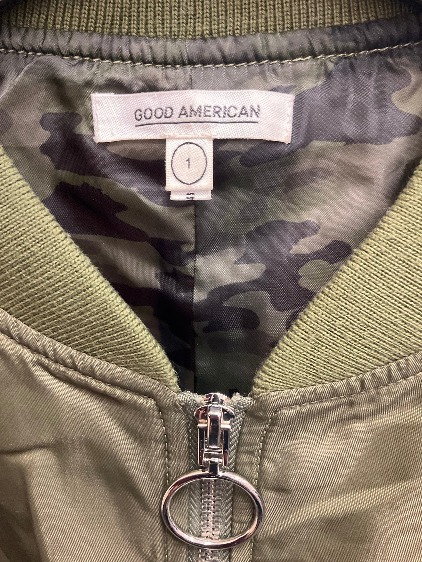 Jacket Other By Good American In Green, Size: S