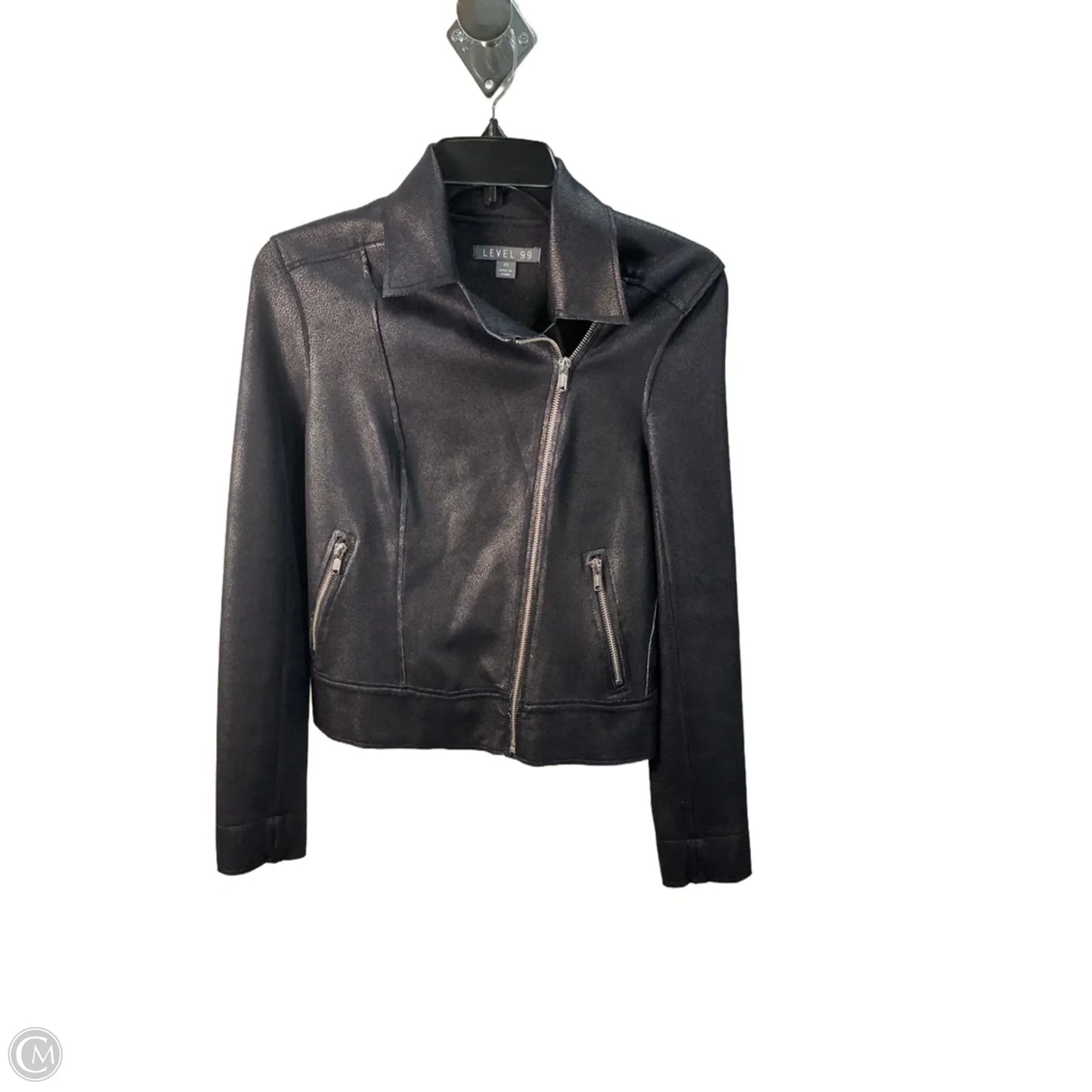 Jacket Moto By Level 99 In Blue, Size: Xs