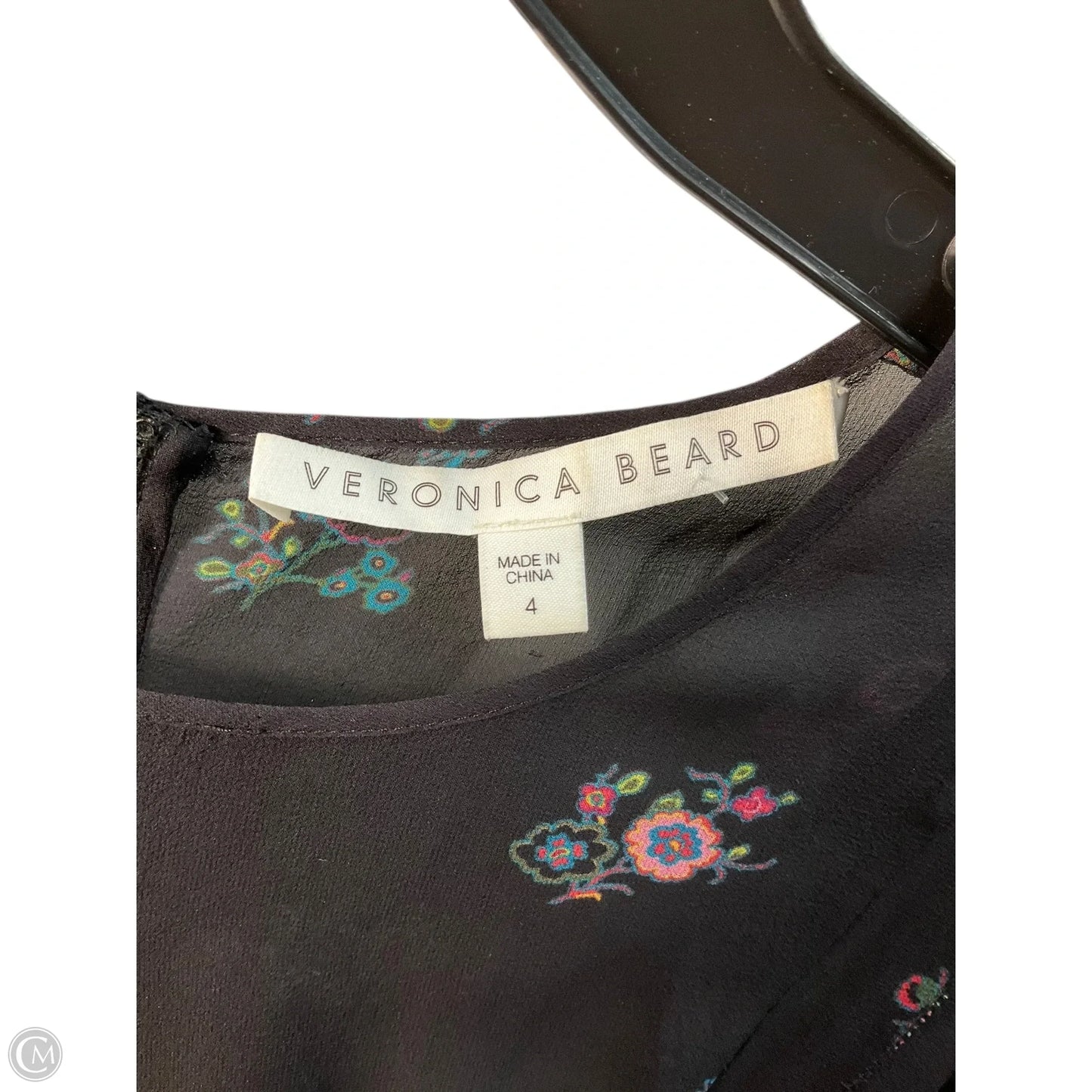 Top Short Sleeve By Veronica Beard In Black, Size: S