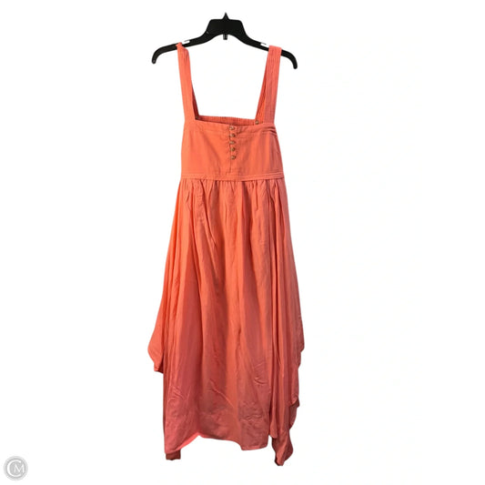 Dress Casual Midi By Pilcro In Peach, Size: M