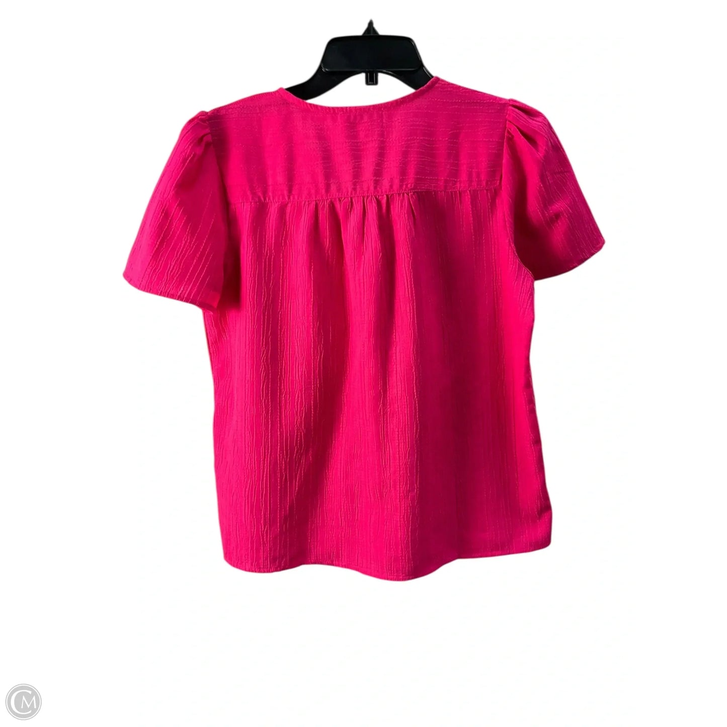 Top Short Sleeve By Loft In Pink, Size: S