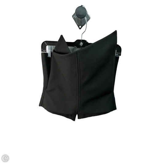 Top Sleeveless By Zara In Black, Size: M