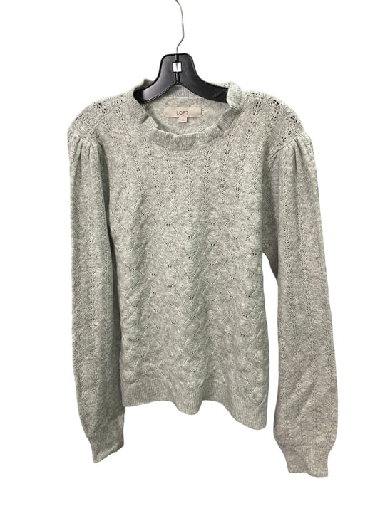 Sweater By Loft In Grey, Size: M