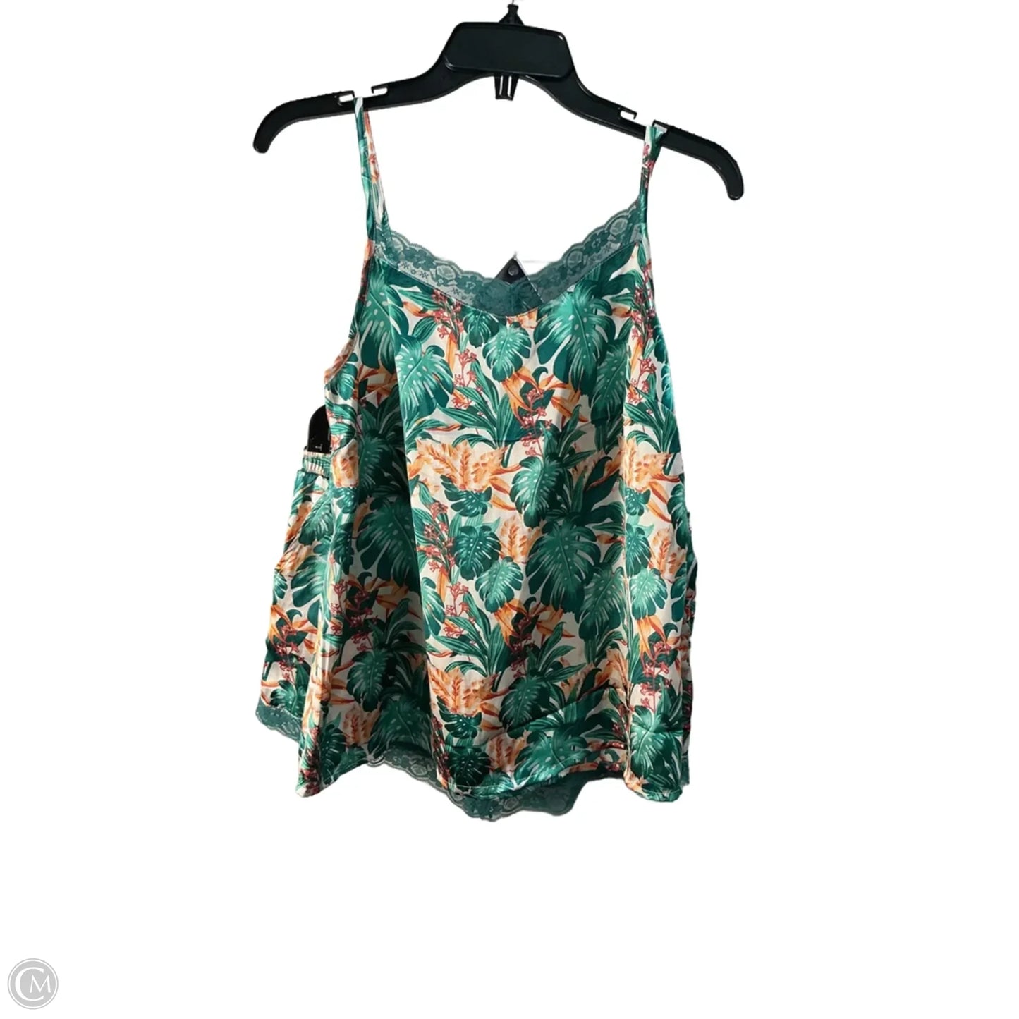 Pajamas 2pc By Clothes Mentor In Green, Size: S