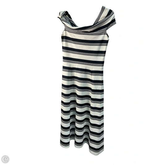 Dress Designer By Derek Lam In Blue & Cream, Size: M