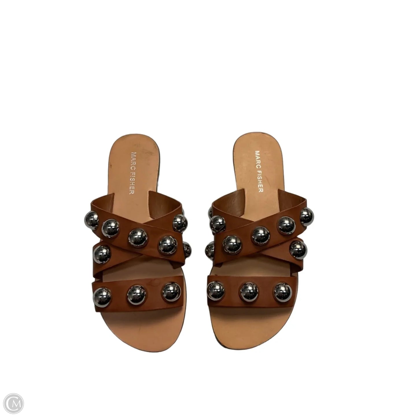 Sandals Flats By Marc Fisher In Brown, Size: 5.5