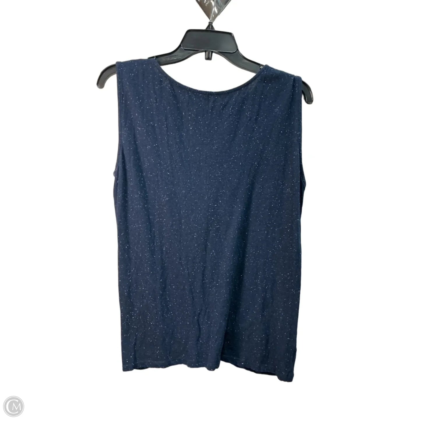 Top Sleeveless By Loft In Blue, Size: S