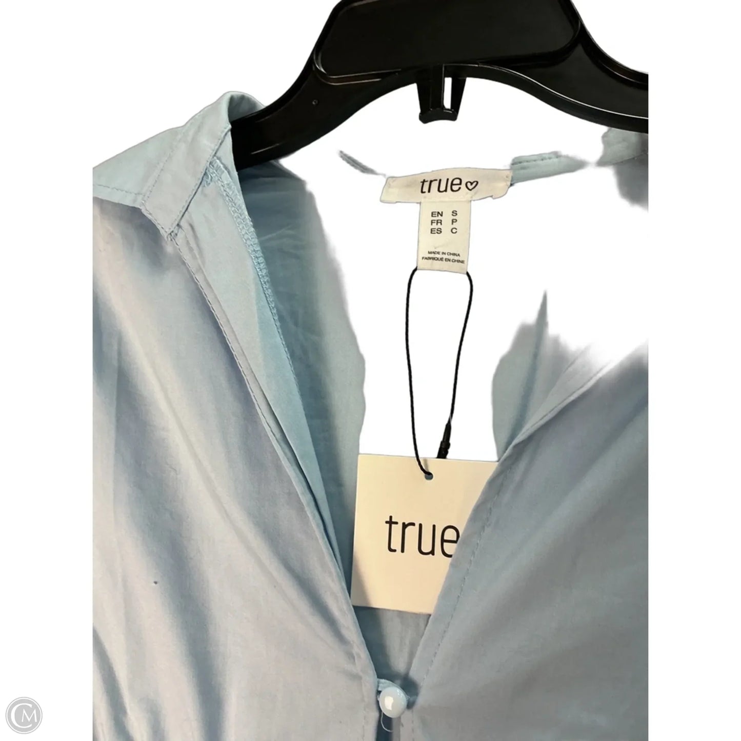 Top Long Sleeve By Clothes Mentor In Blue, Size: S