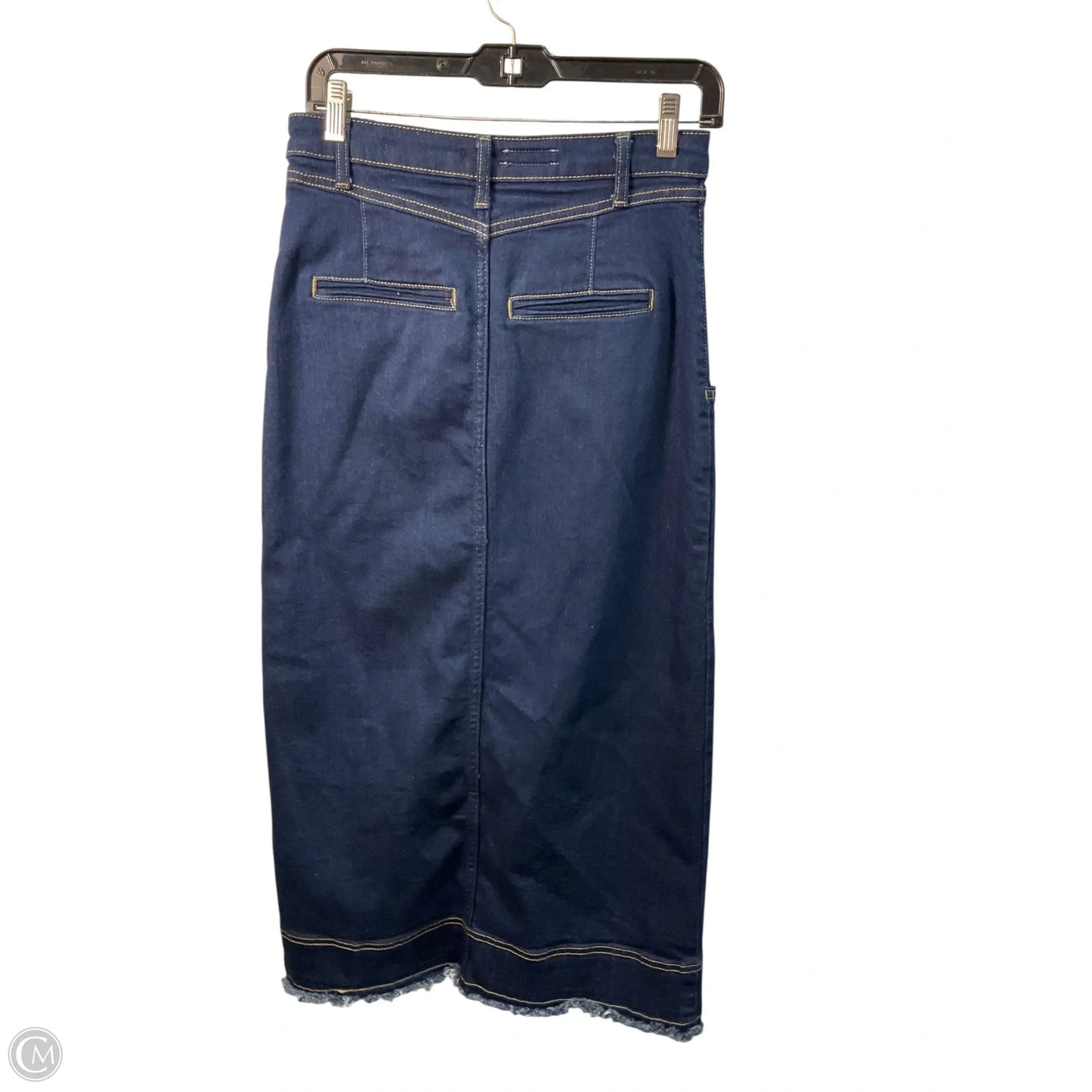 Skirt Maxi By Pilcro In Blue Denim, Size: 4