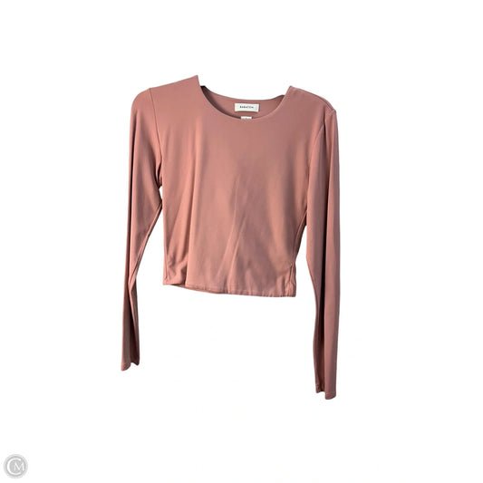 Top Long Sleeve By Babaton In Pink, Size: L