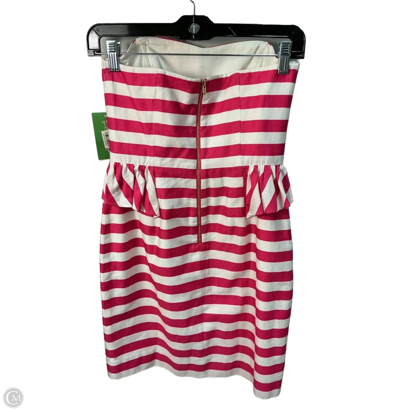 Dress Designer By Lilly Pulitzer In Pink & White, Size: Xs