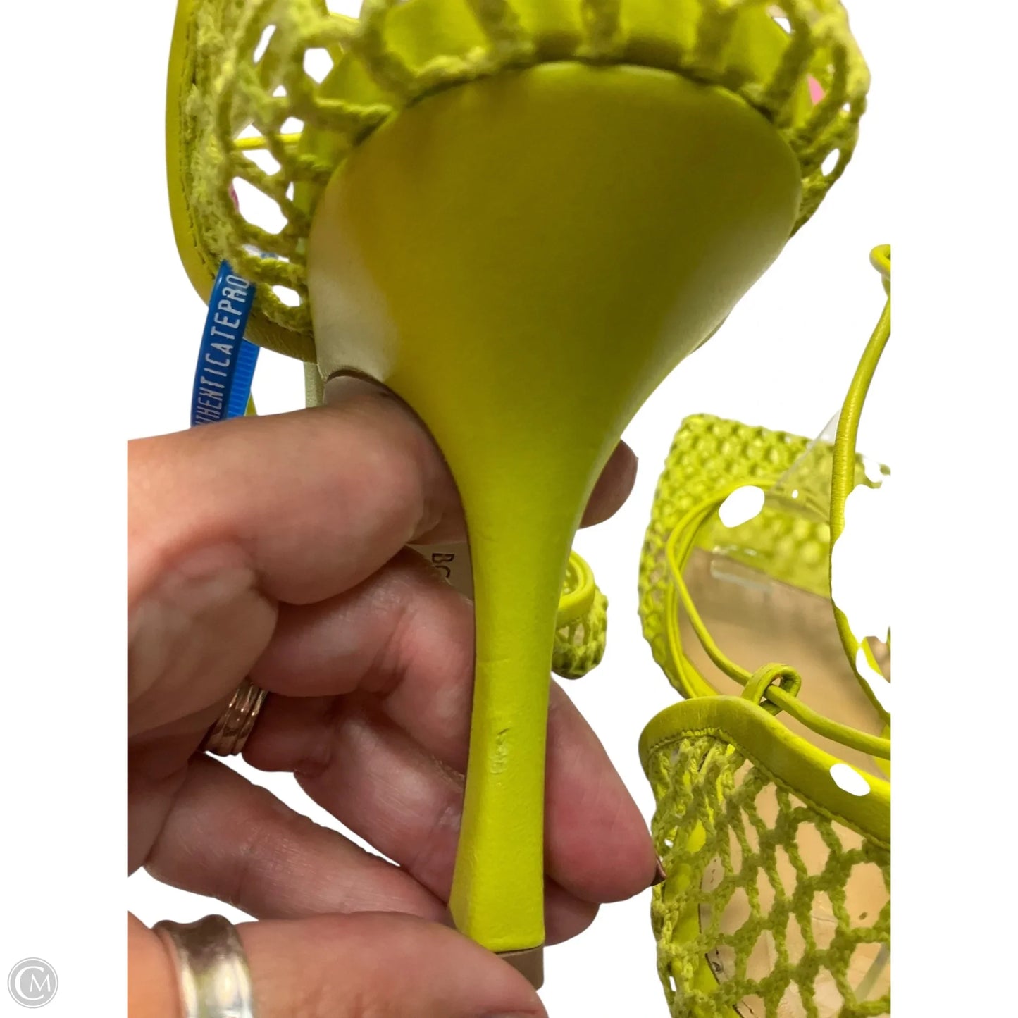 Shoes Luxury Designer By Bottega Veneta In Green, Size: 10