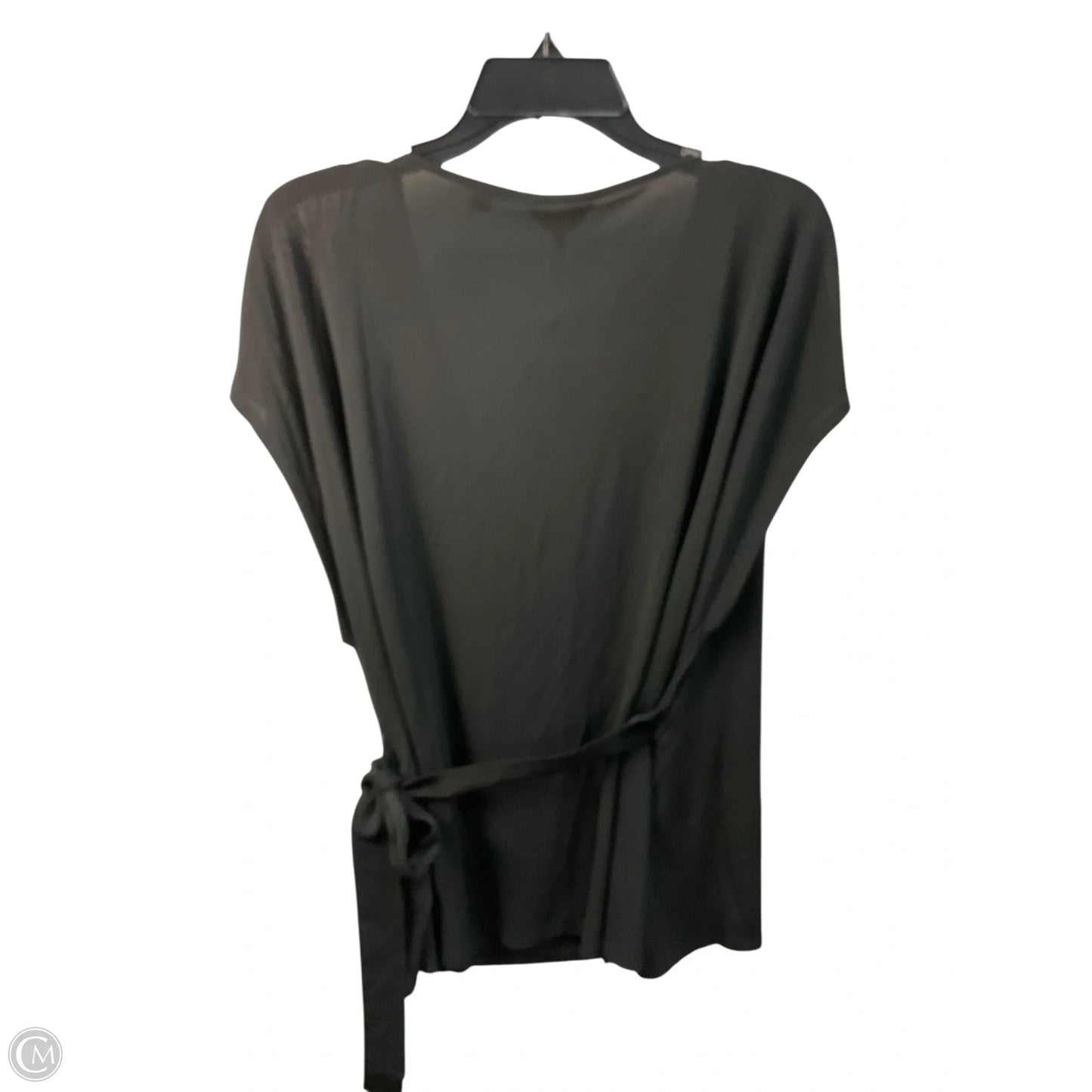 Top Short Sleeve Designer By Ted Baker In Black, Size: S