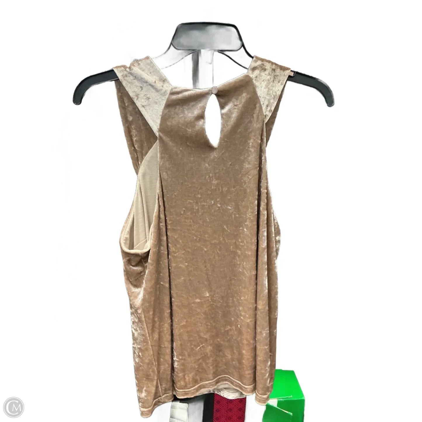 Top Sleeveless By Porridge In Tan, Size: M