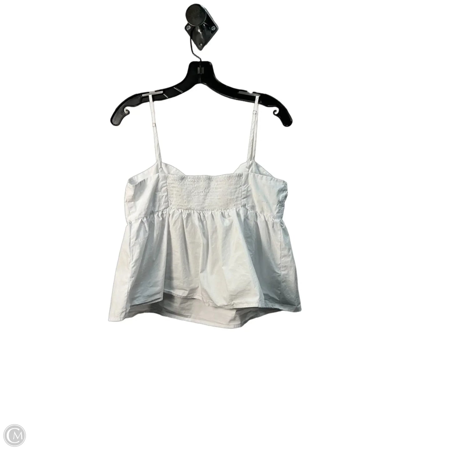 Top Sleeveless By Elodie In White, Size: L
