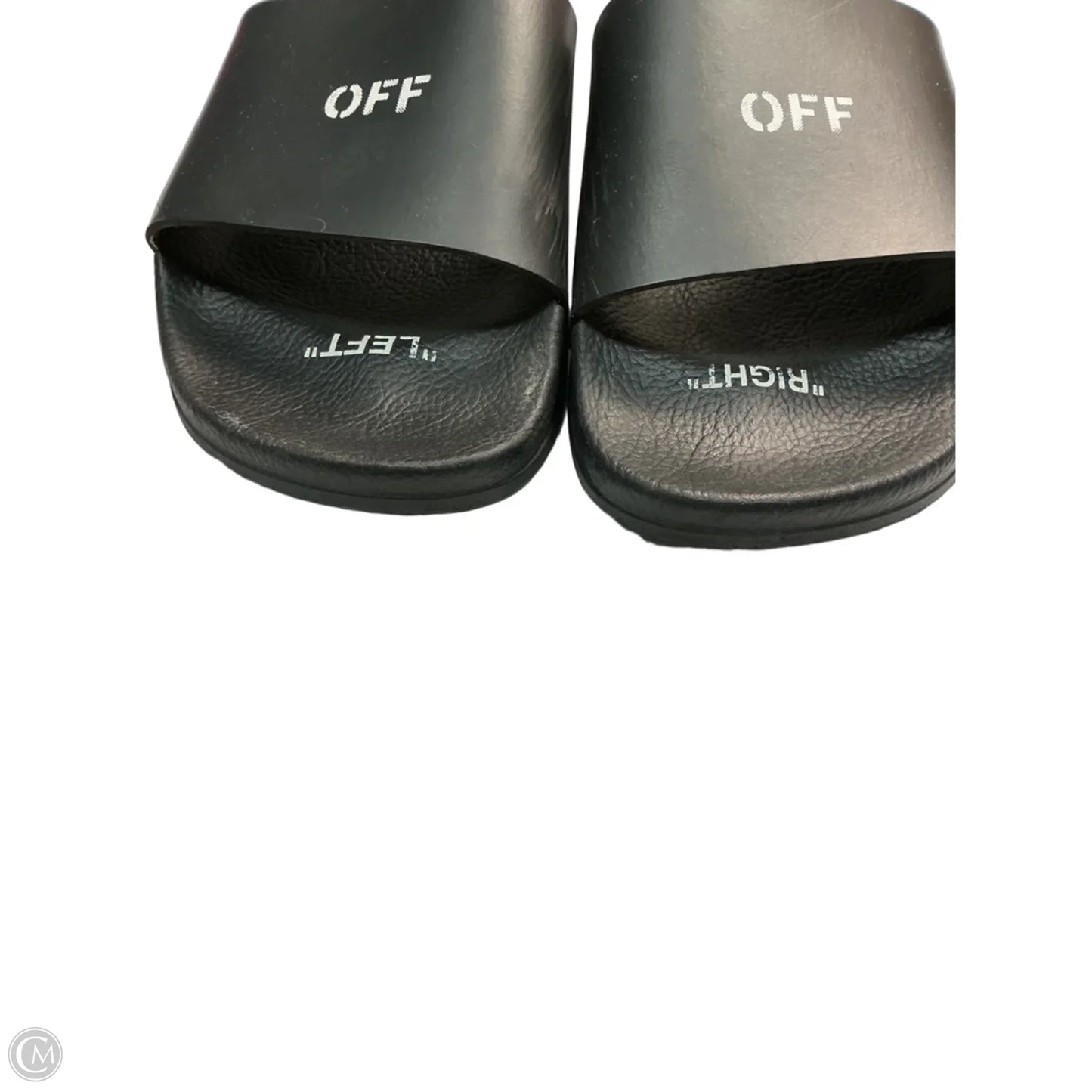 Sandals Luxury Designer By Off-white In Black, Size: 9