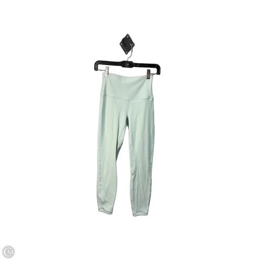 Athletic Leggings By Lululemon In Green, Size: S