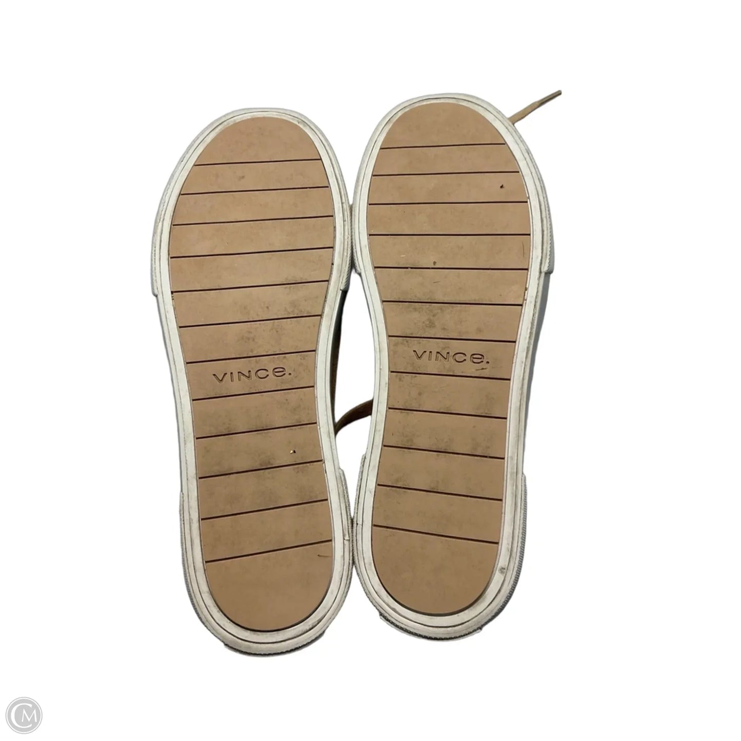 Shoes Sneakers By Vince In Tan, Size: 7.5