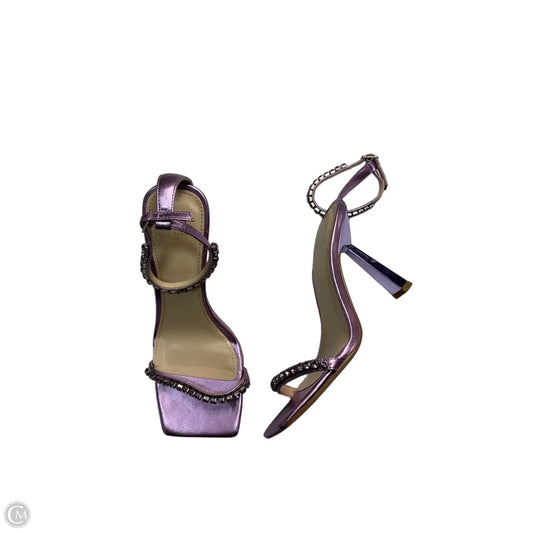Sandals Heels Stiletto By Marc Fisher In Purple, Size: 7