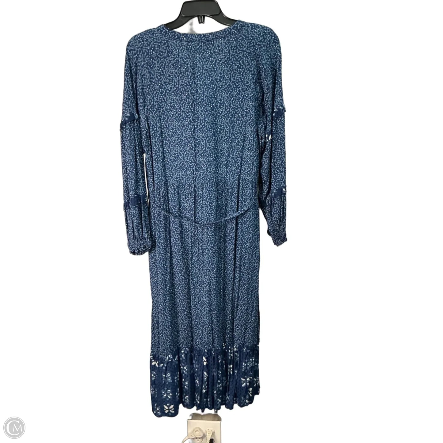 Dress Casual Maxi By Fatface In Blue, Size: L