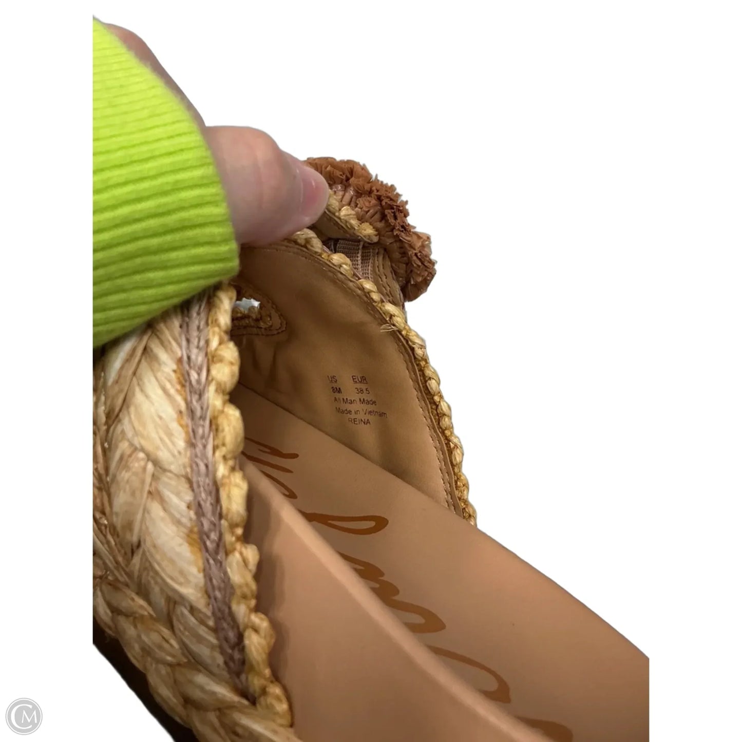 Sandals Flats By Sam Edelman In Tan, Size: 8