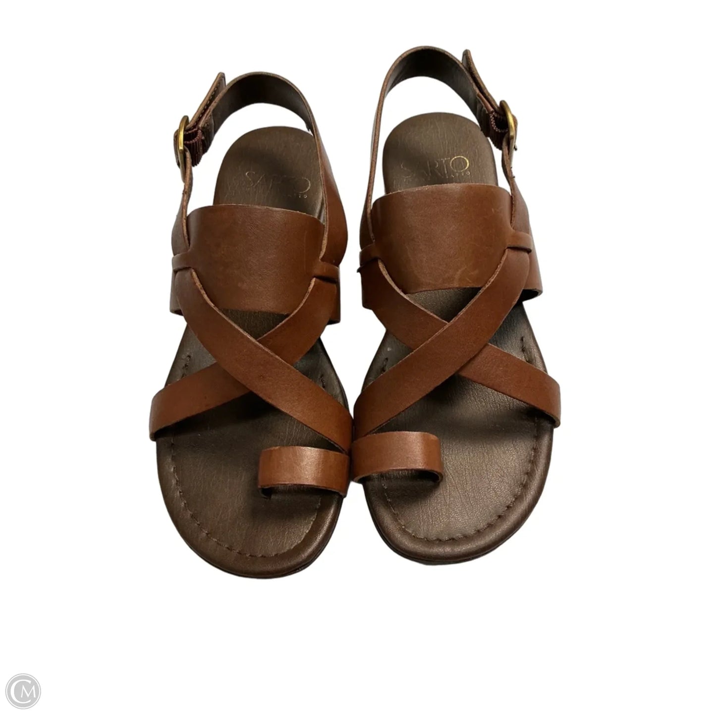 Sandals Flats By Franco Sarto In Brown, Size: 6